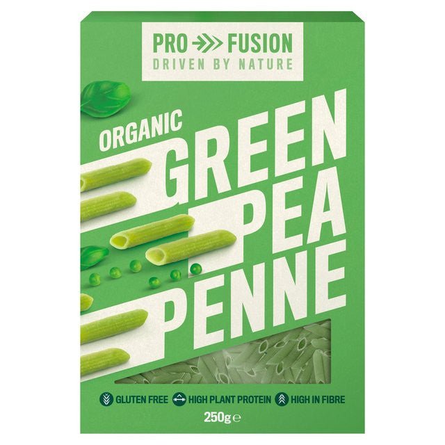 Organic Green Pea Penne from Pro Fusion | Available at Sow & Arrow