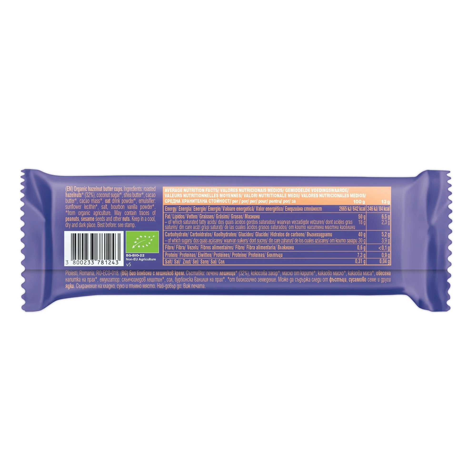 Organic Hazelnut Butter Cups - 39g from Bettr | Available at Sow & Arrow