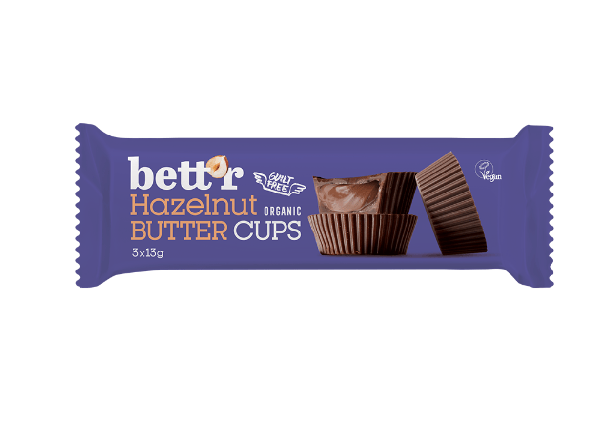 Organic Hazelnut Butter Cups from Bettr | Available at Sow & Arrow