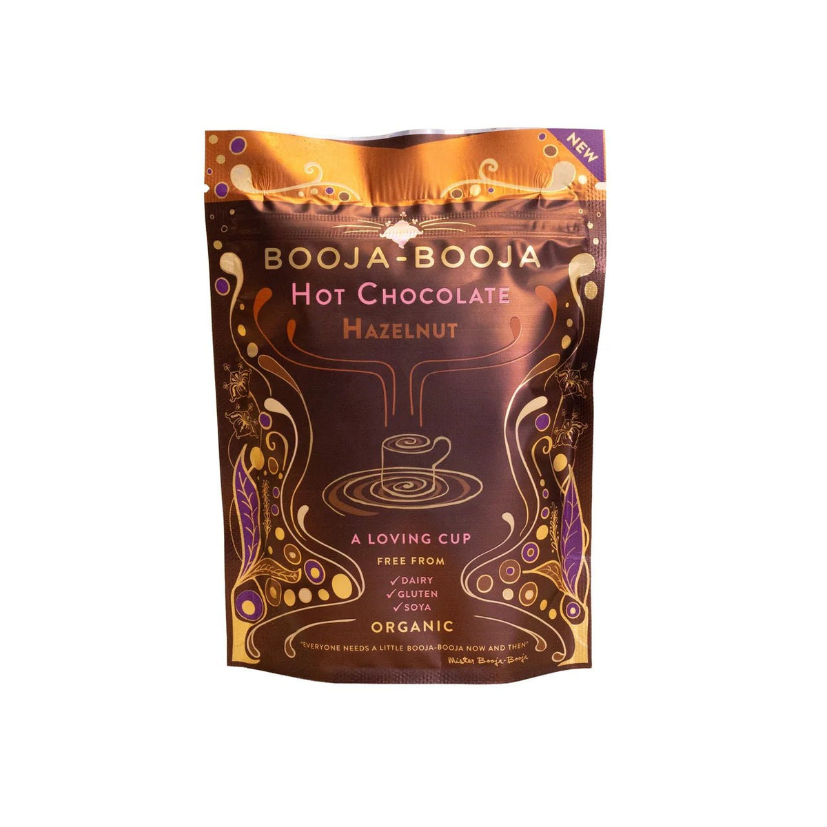Organic Hazelnut Hot Chocolate - 200g from Booja Booja | Available at Sow & Arrow