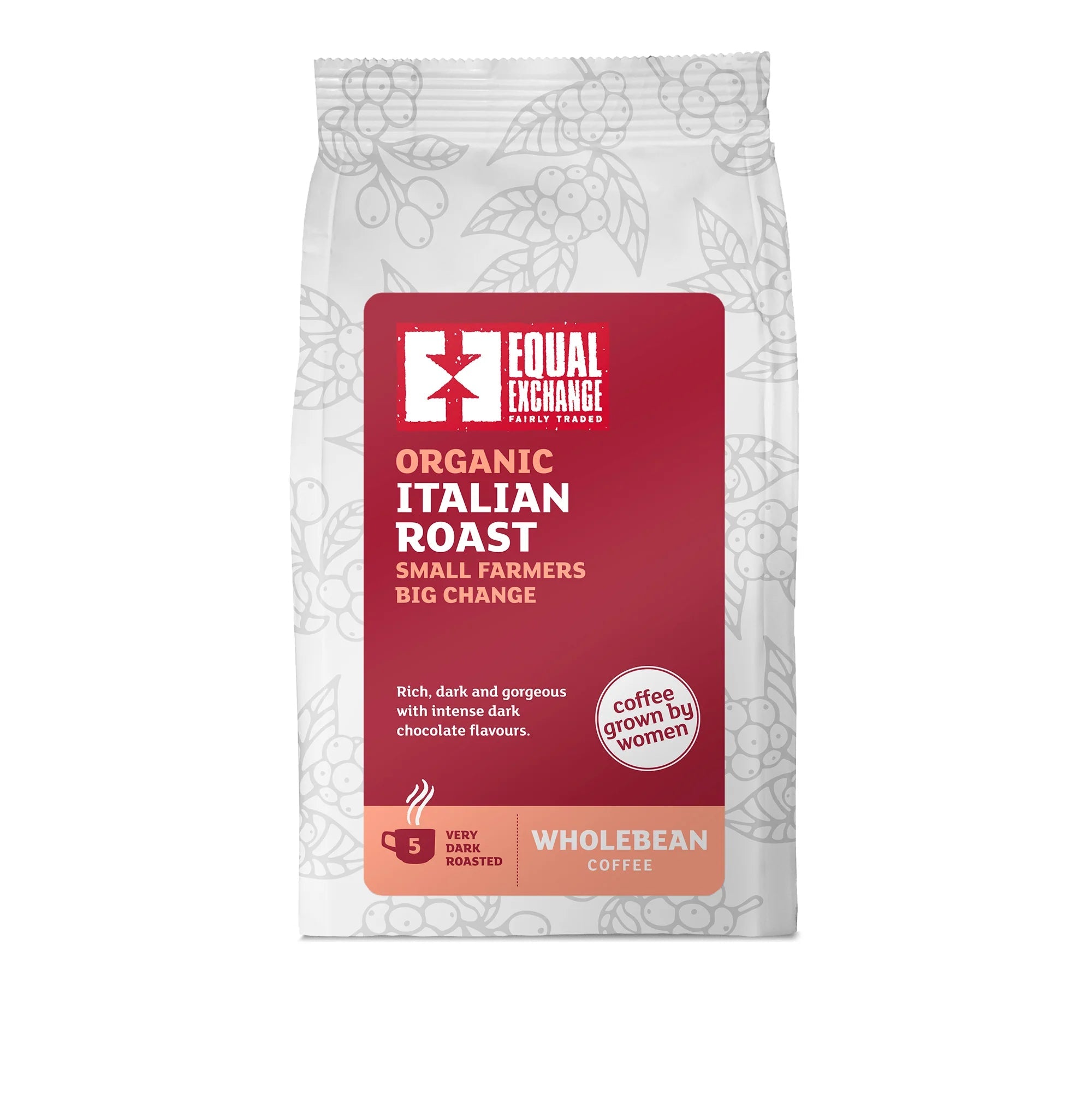 Organic Italian Roast Coffee Beans - 200g from Equal Exchange | Available at Sow & Arrow