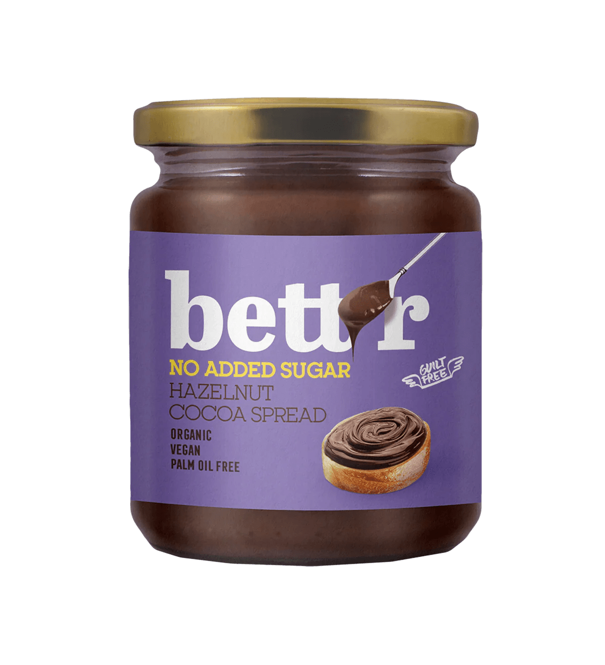 Organic, Keto Chocolate Hazelnut Spread - 250g from Bettr | Available at Sow & Arrow