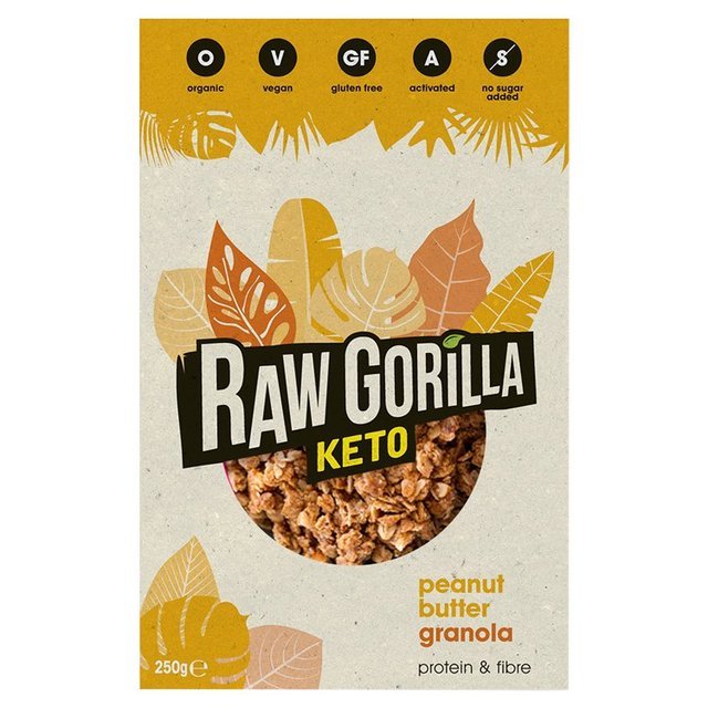 Organic Keto Peanut Butter Granola - Raw Gorilla from Raw Gorilla | Available at Sow & Arrow