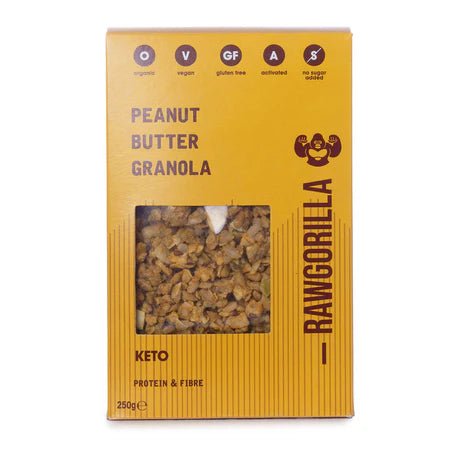 Organic Keto Peanut Butter Granola - Raw Gorilla from Raw Gorilla | Available at Sow & Arrow