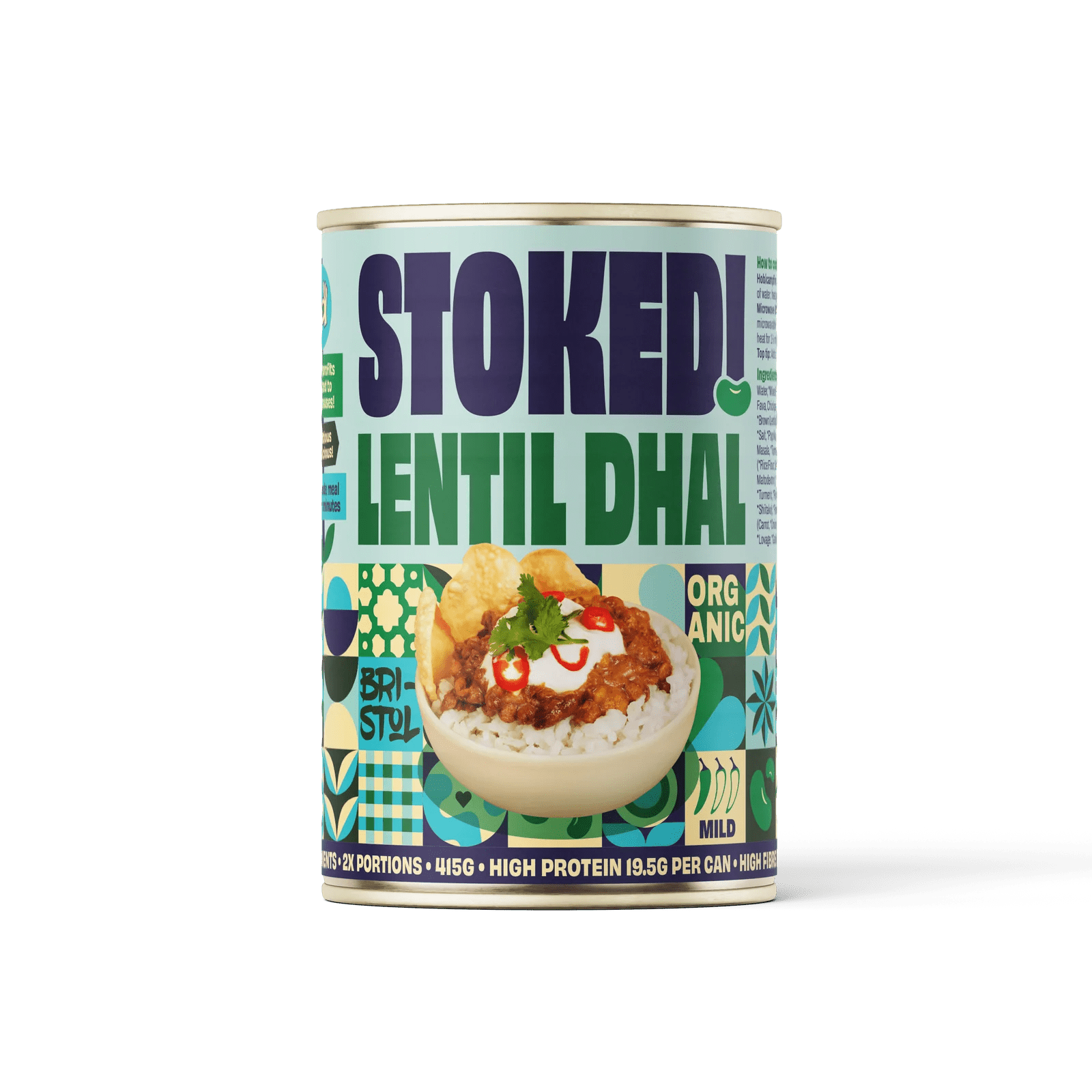 Organic Lentil Dhal - 415g from Stoked | Available at Sow & Arrow