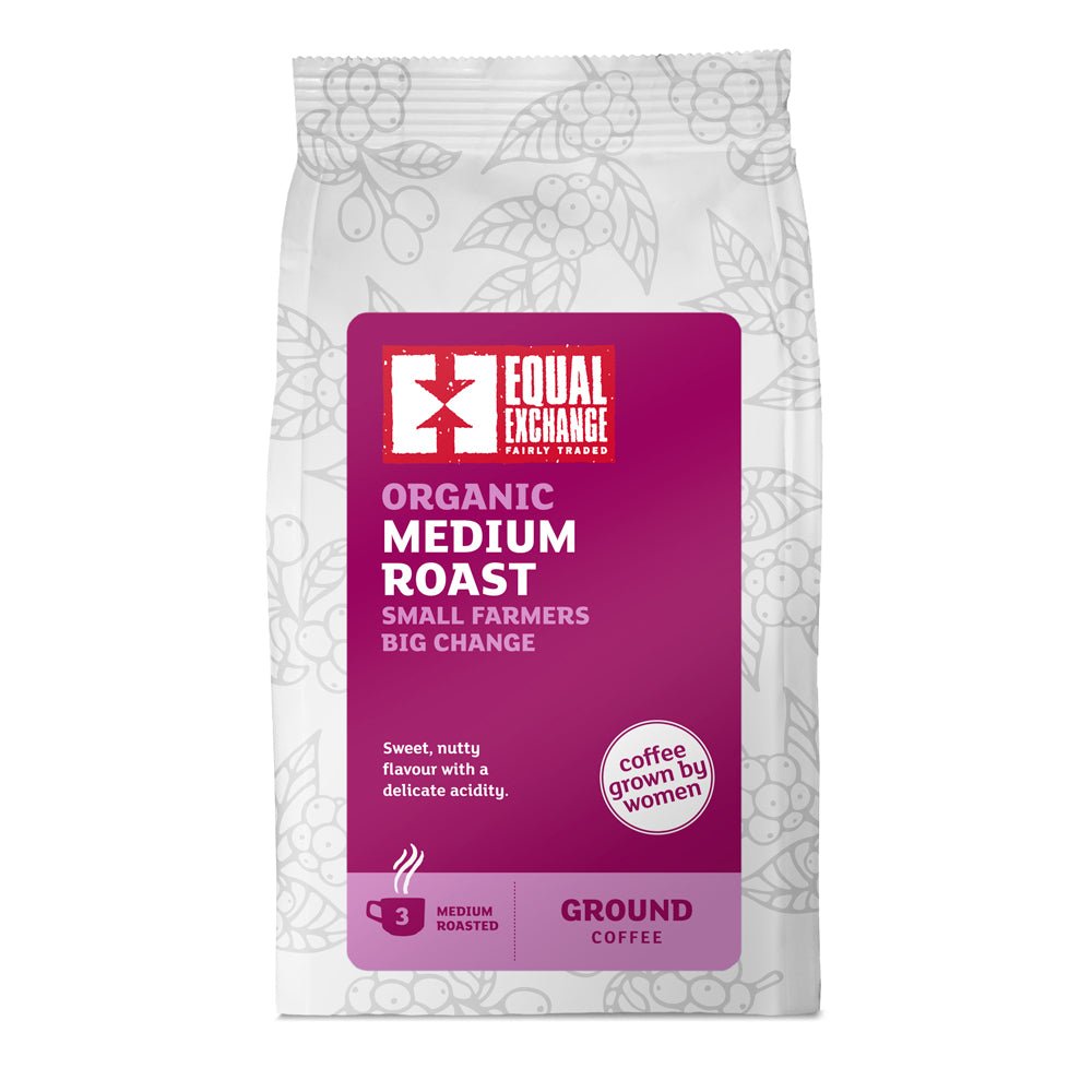 Organic Medium Roast Ground Coffee - 227g from Equal Exchange | Available at Sow & Arrow