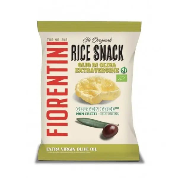 Organic Olive Oil Rice Cakes - 40g from Fiorentini | Available at Sow & Arrow