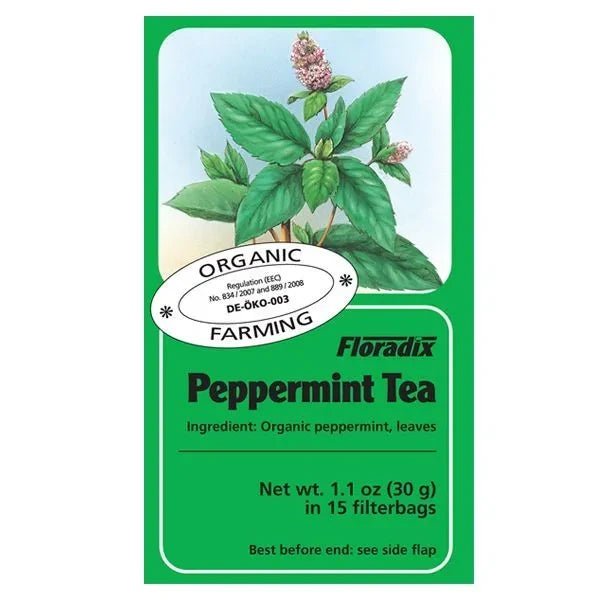 Organic Peppermint Tea from Floradix | Available at Sow & Arrow