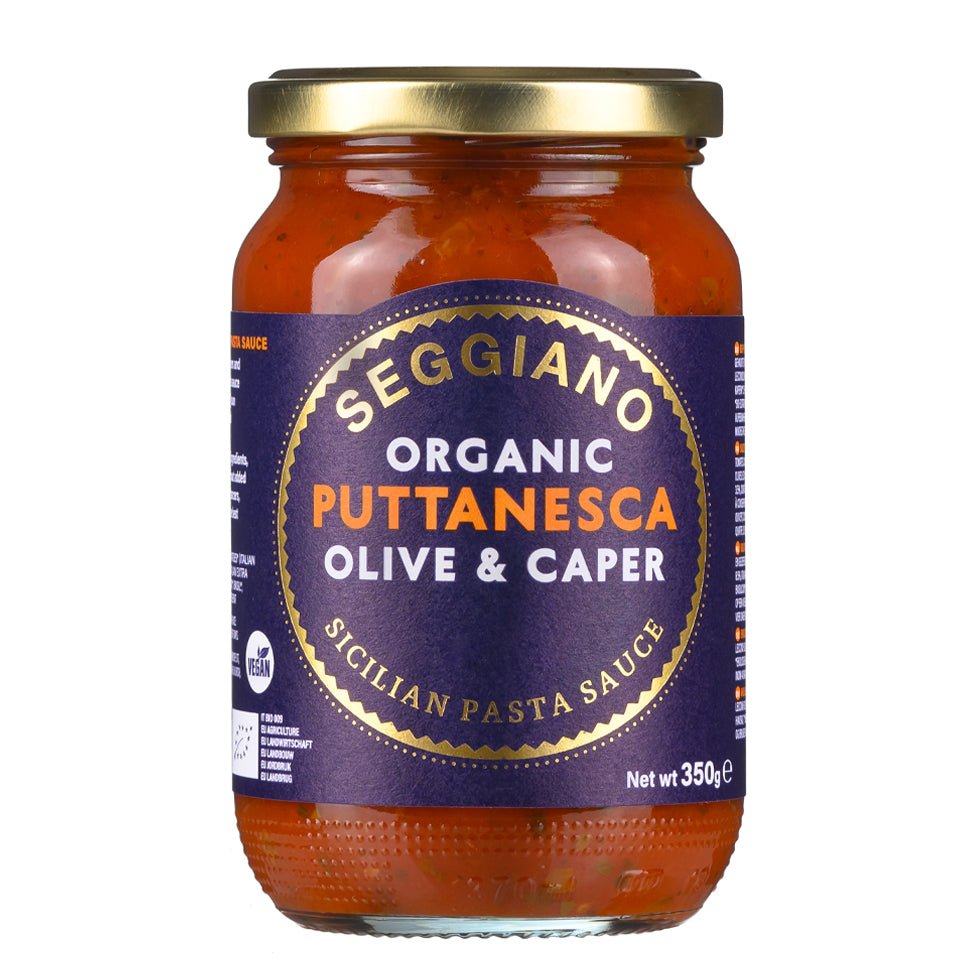 Organic Puttanesca Pasta Sauce - 350g from Seggiano | Available at Sow & Arrow