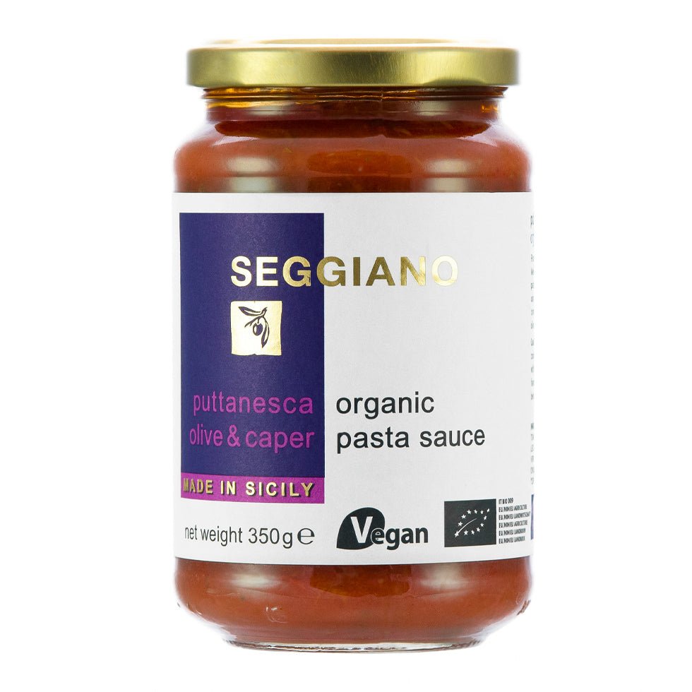 Organic Puttanesca Pasta Sauce - 350g from Seggiano | Available at Sow & Arrow