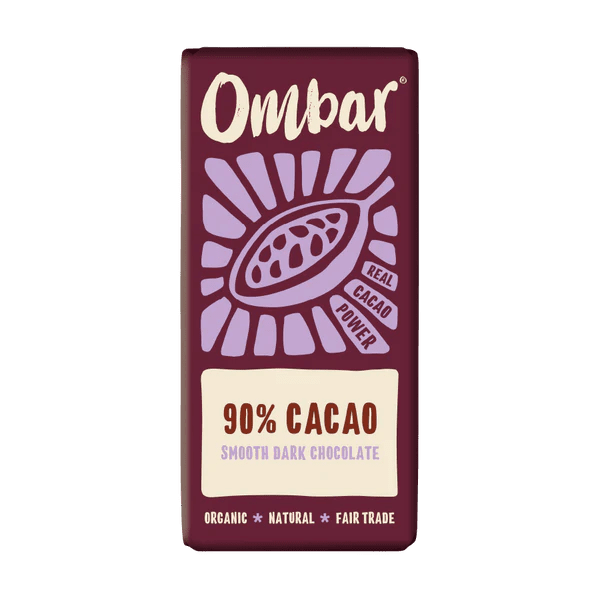 Organic, Raw 90% Cacao Ombar - 70g from Ombar | Available at Sow & Arrow