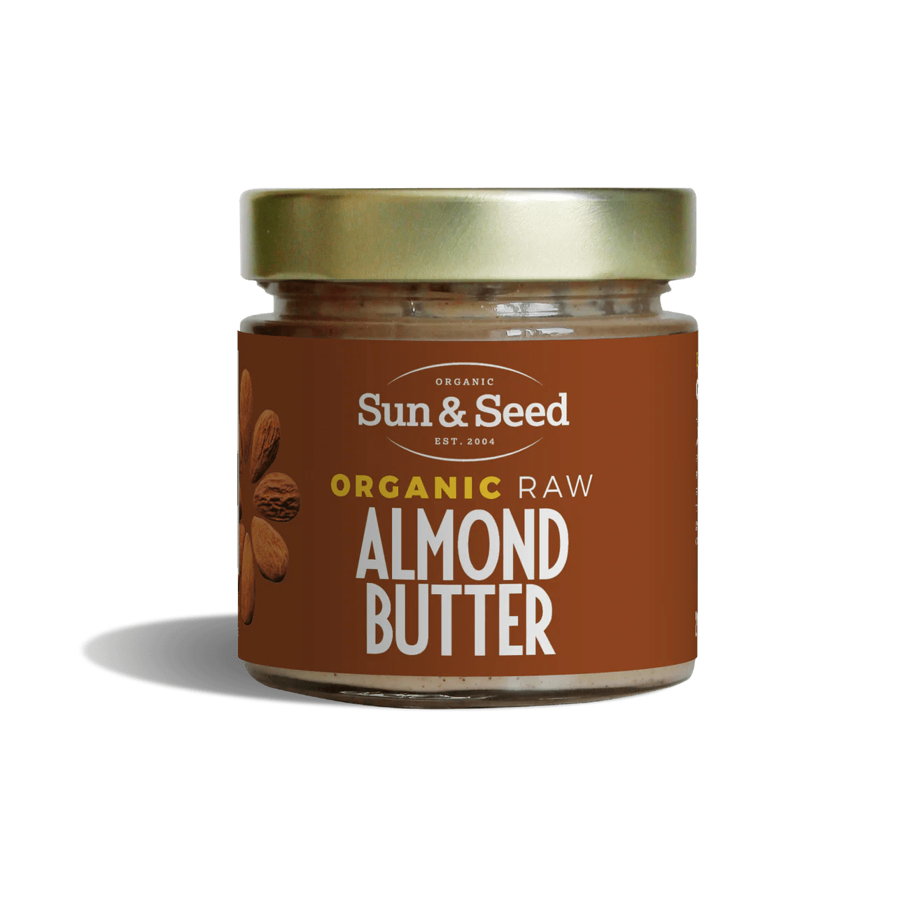 Organic Raw Almond Butter - 200g from Sun and Seed | Available at Sow & Arrow