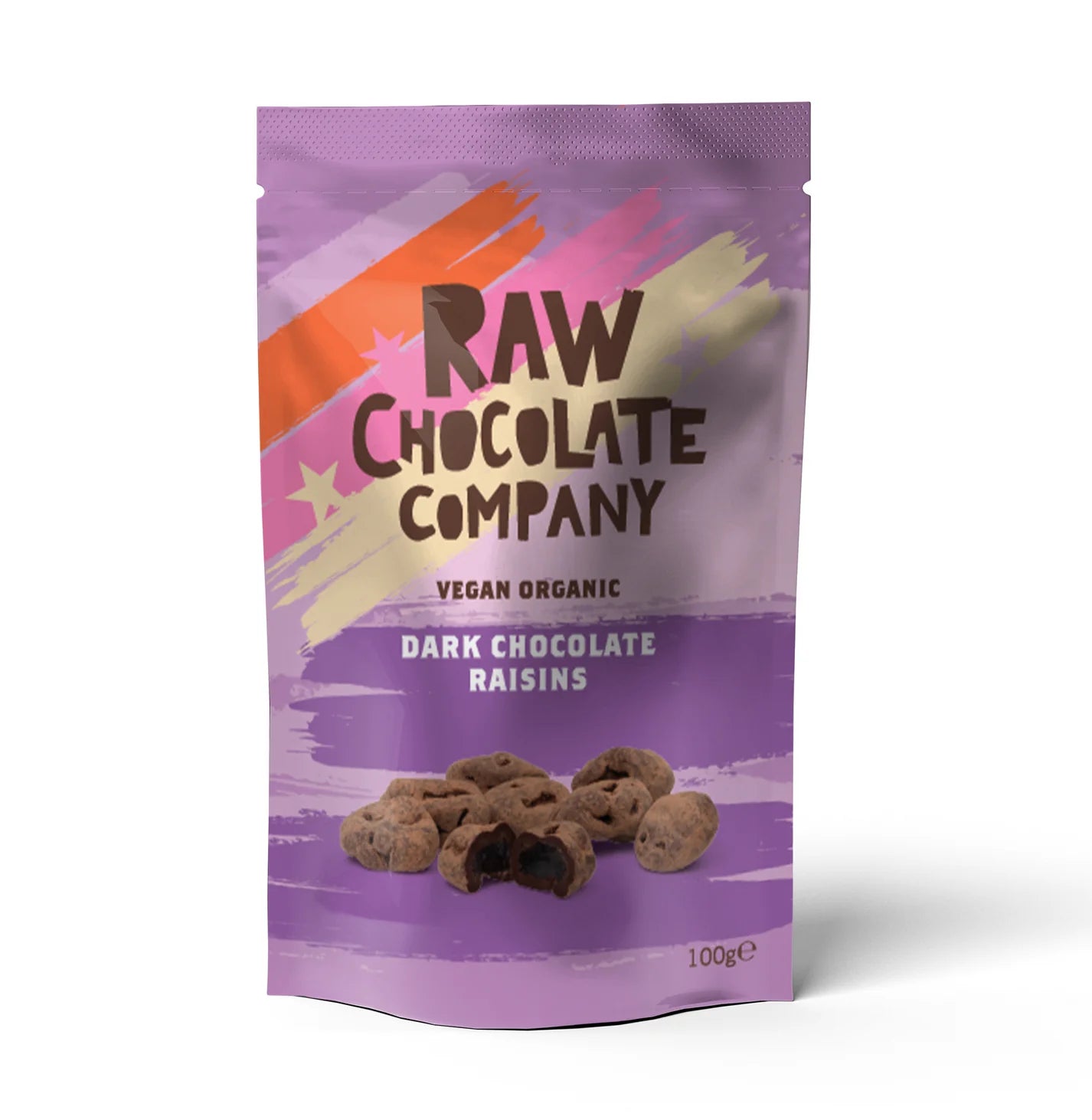 Organic, Raw Chocolate Covered Raisins - 100g from The Raw Chocolate Co. | Available at Sow & Arrow