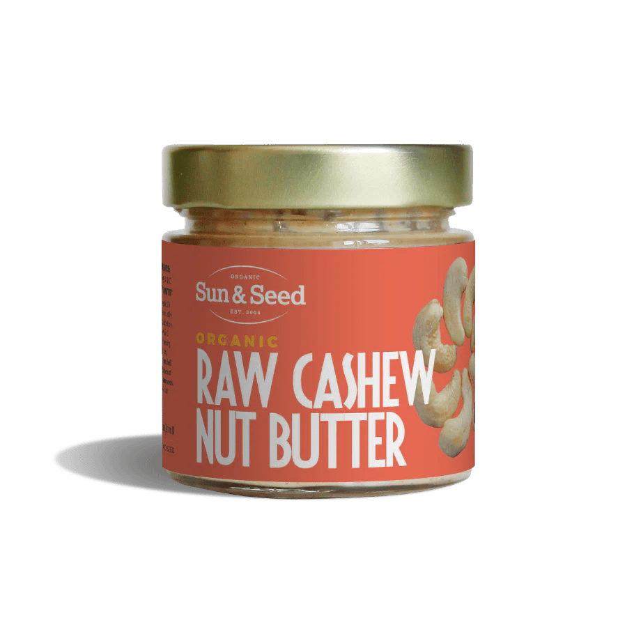 Organic Raw Creamy Cashew Butter - 200g from Sun and Seed | Available at Sow & Arrow