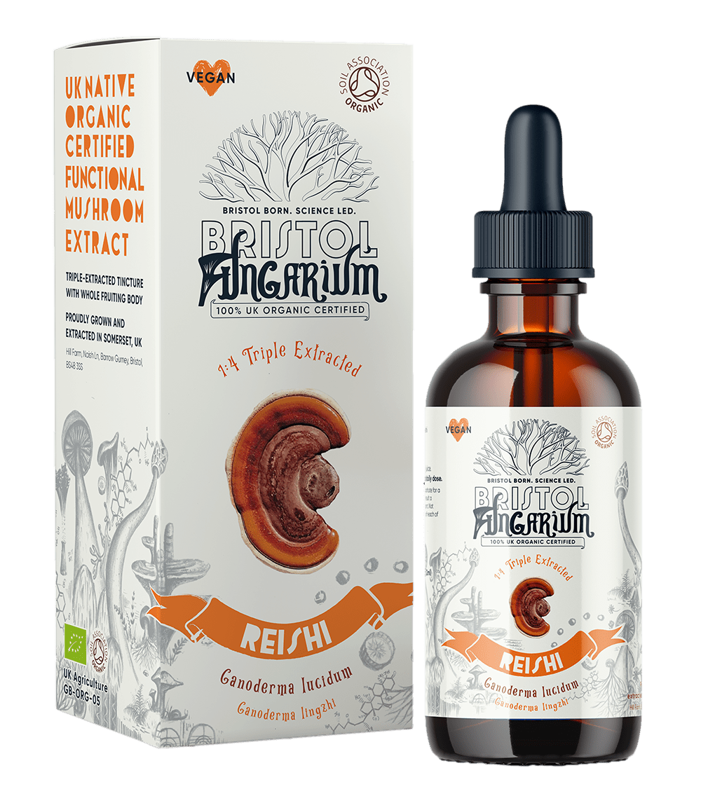 Organic Reishi Tincture - 50ml from Bristol Fungarium | Available at Sow & Arrow