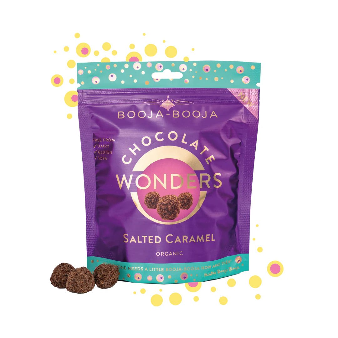 Organic Salted Caramel Chocolate Wonders - 65g (Copy) from Booja Booja | Available at Sow & Arrow