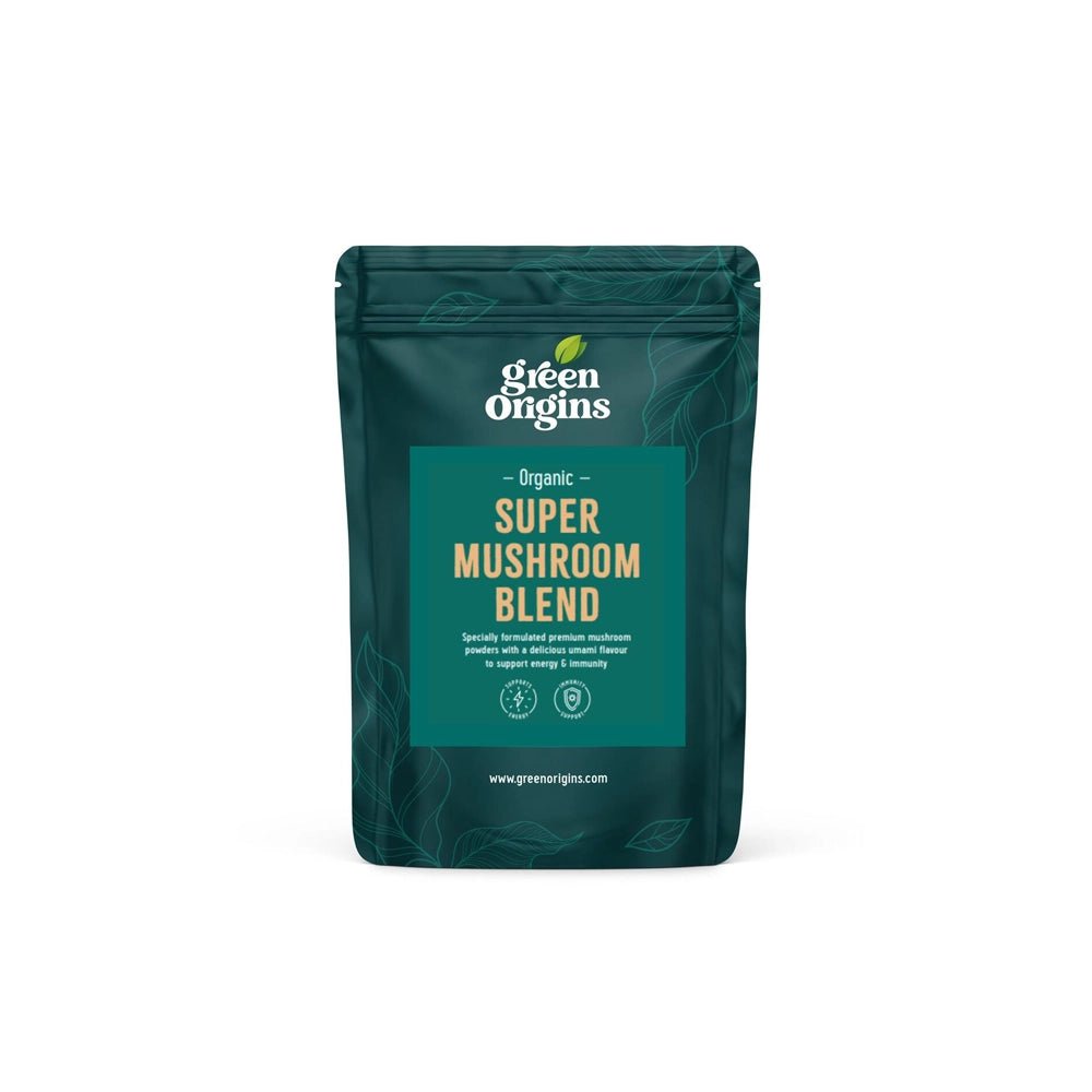 Organic Super Mushrooms Blend - 100g from Green Origins | Available at Sow & Arrow