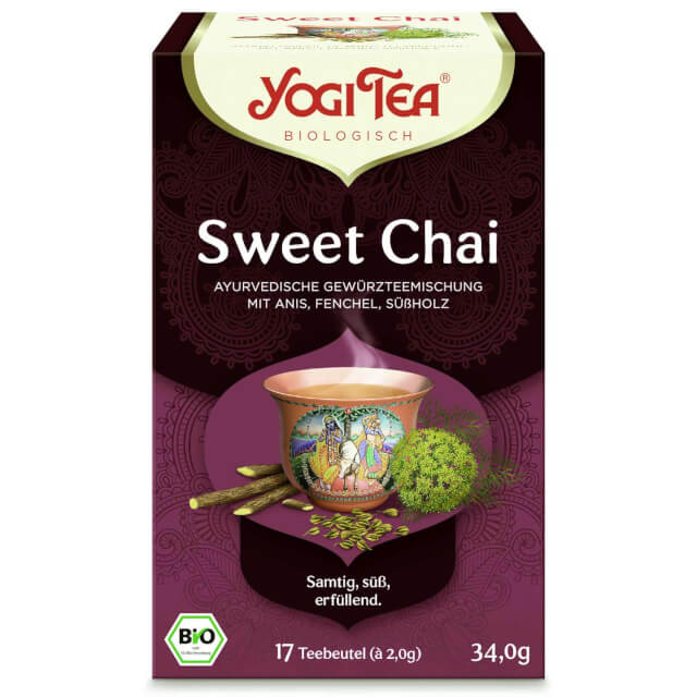 Organic Sweet Chai - YogiTea from YogiTea | Available at Sow & Arrow