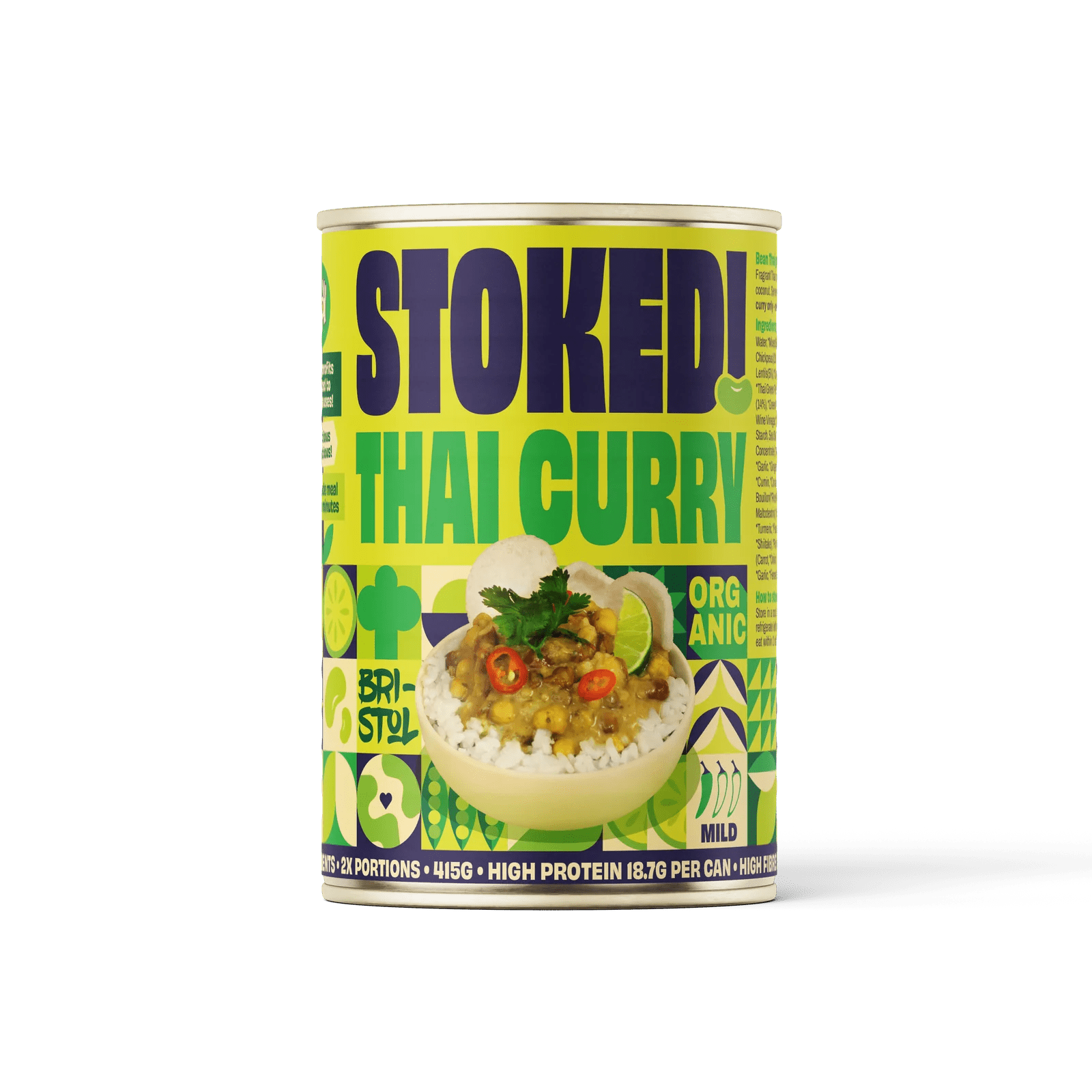 Organic Thai Green Curry - 415g from Stoked | Available at Sow & Arrow