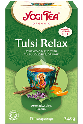 Organic Tulsi Relax YogiTea - Tulsi, Liquorice & Orange from YogiTea | Available at Sow & Arrow