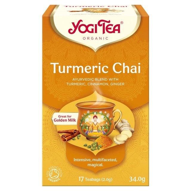 Organic Turmeric Chai - YogiTea from YogiTea | Available at Sow & Arrow