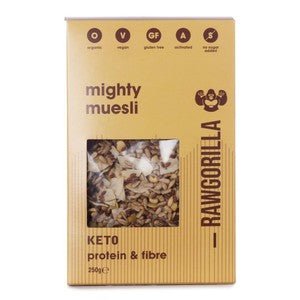 Organic, Unsweetened Keto Muesli - 250g from Raw Gorilla | Available at Sow & Arrow