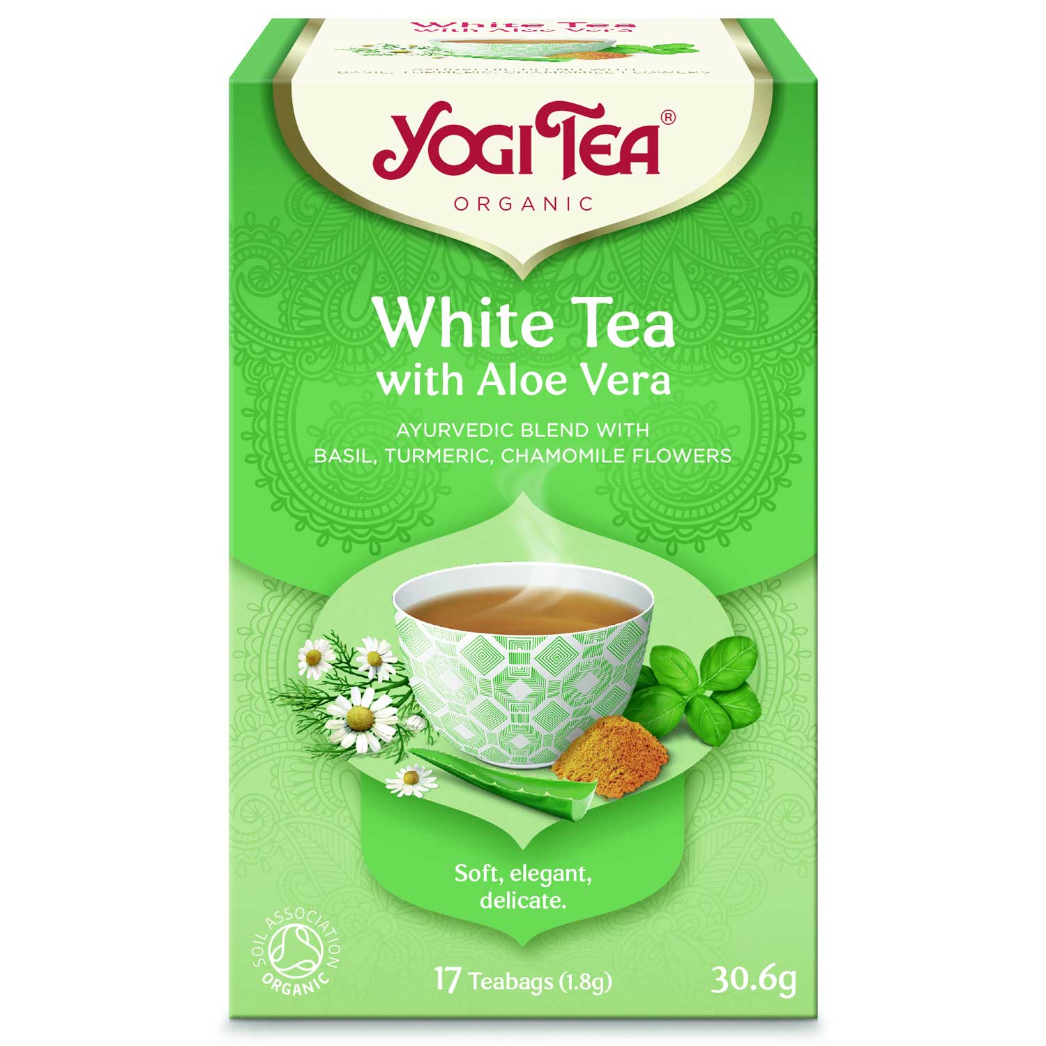 Organic White Tea with Aloe Vera - YogiTea from YogiTea | Available at Sow & Arrow