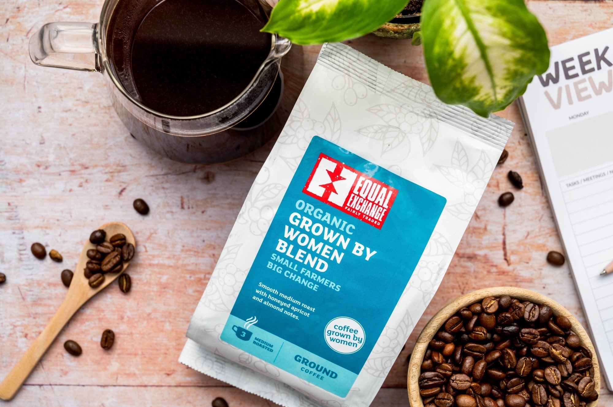 Organic Women's Farmers Whole Beans Coffee - 227g from Equal Exchange | Available at Sow & Arrow