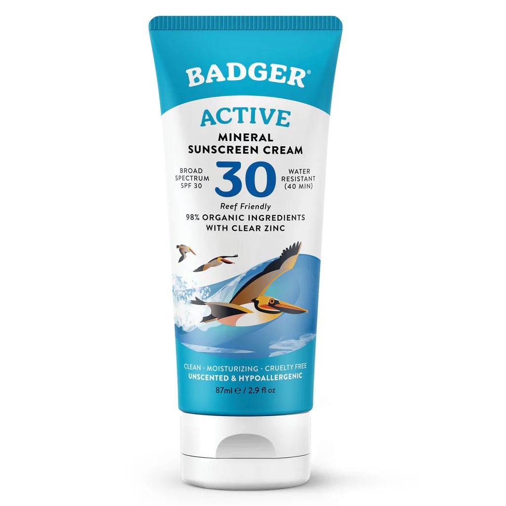 Organic Zinc Oxide Sunscreen - 87ml from Badger | Available at Sow & Arrow