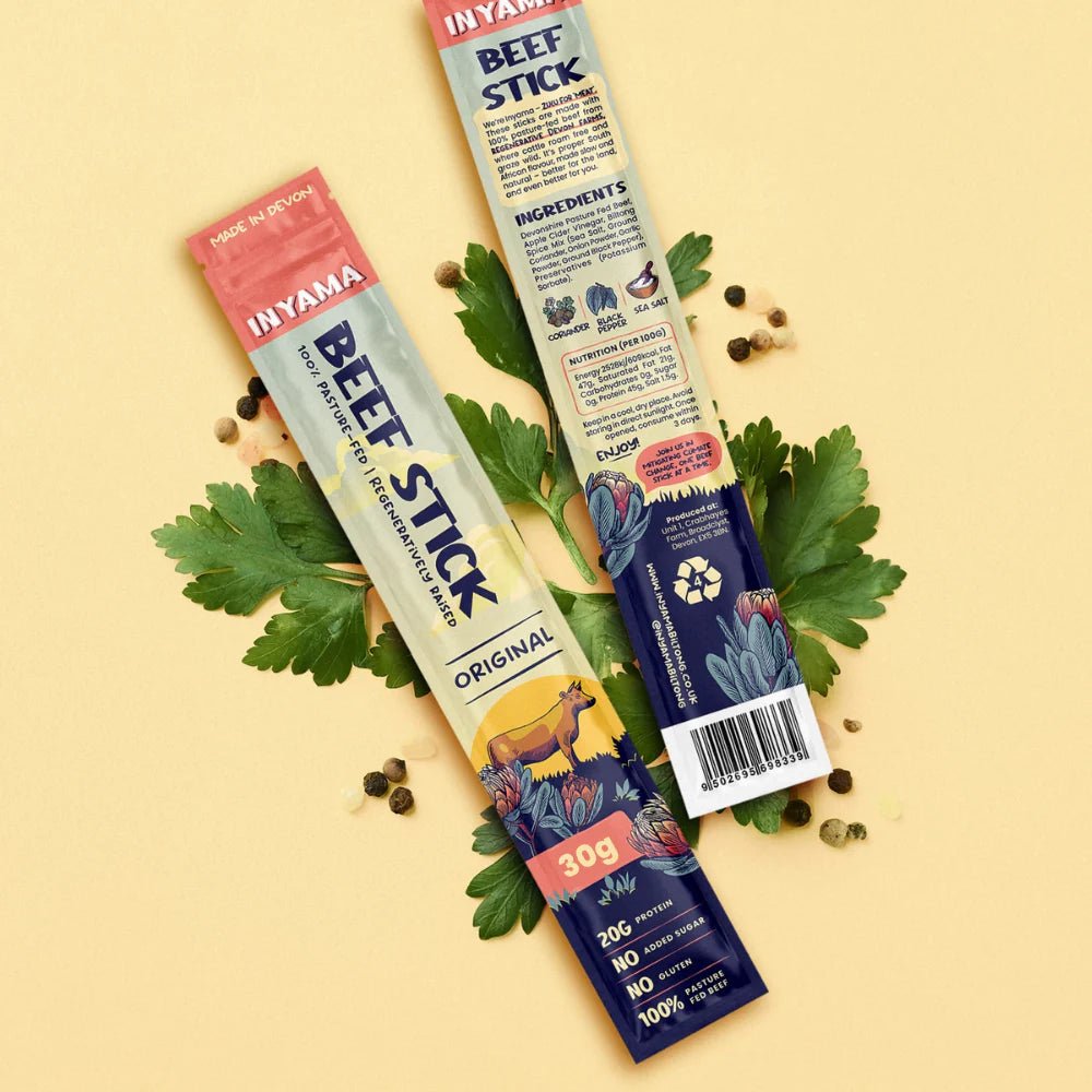 Original Grass - Fed Beef Sticks - 30g from Inyama | Available at Sow & Arrow