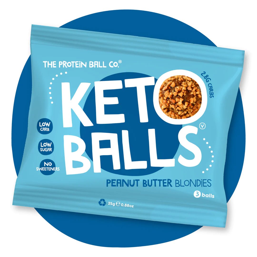 Peanut Butter Blondies Keto Balls - 25g from The Protein Ball Company | Available at Sow & Arrow