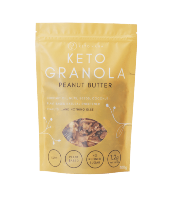 Peanut Butter Keto Granola - 300g from Keto Hana | Available at Sow & Arrow