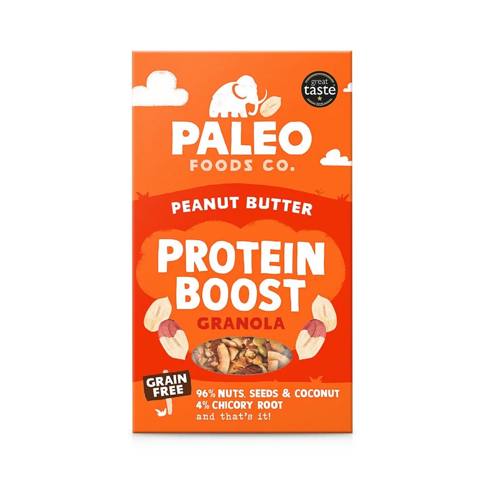 Peanut Butter Protein Boost Grain - Free Granola - 285g from The Paleo Food Co. | Available at Sow & Arrow