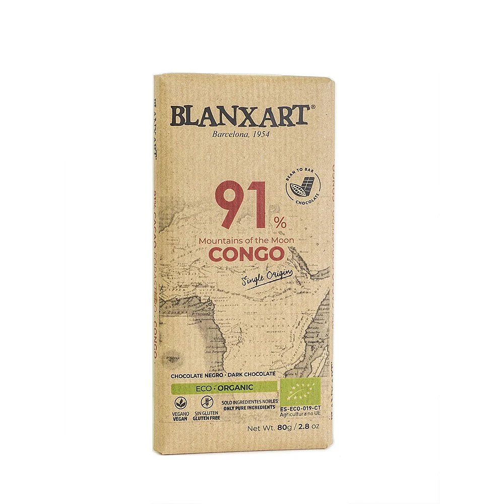 Premium Organic 91% Dark Chocolate - 80g from Add Blanxart | Available at Sow & Arrow