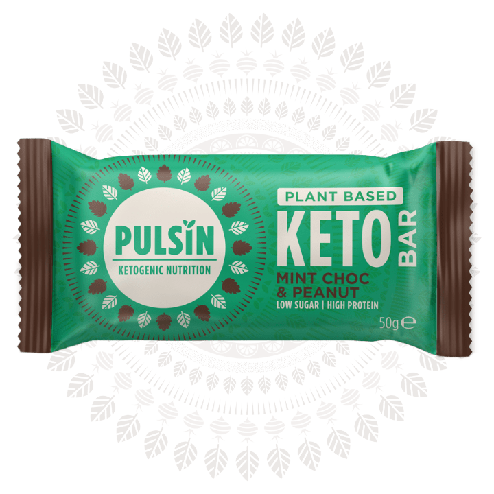 Pulsin Keto Bar - Mint Choc & Peanut 50g from Pulsin | Available at Sow & Arrow