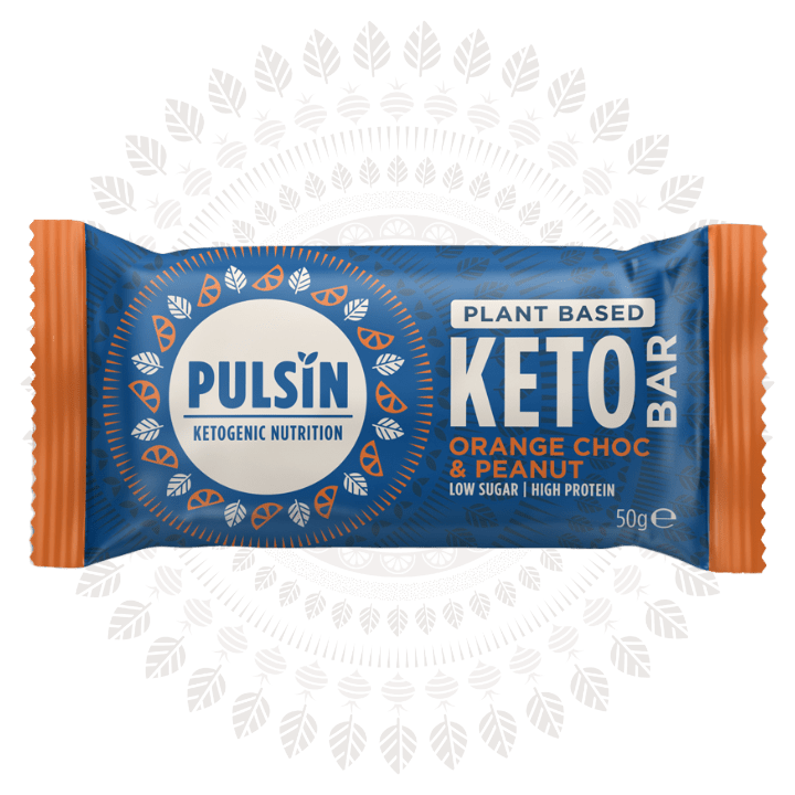 Pulsin Keto Bar - Orange Choc & Peanut 50g from Pulsin | Available at Sow & Arrow