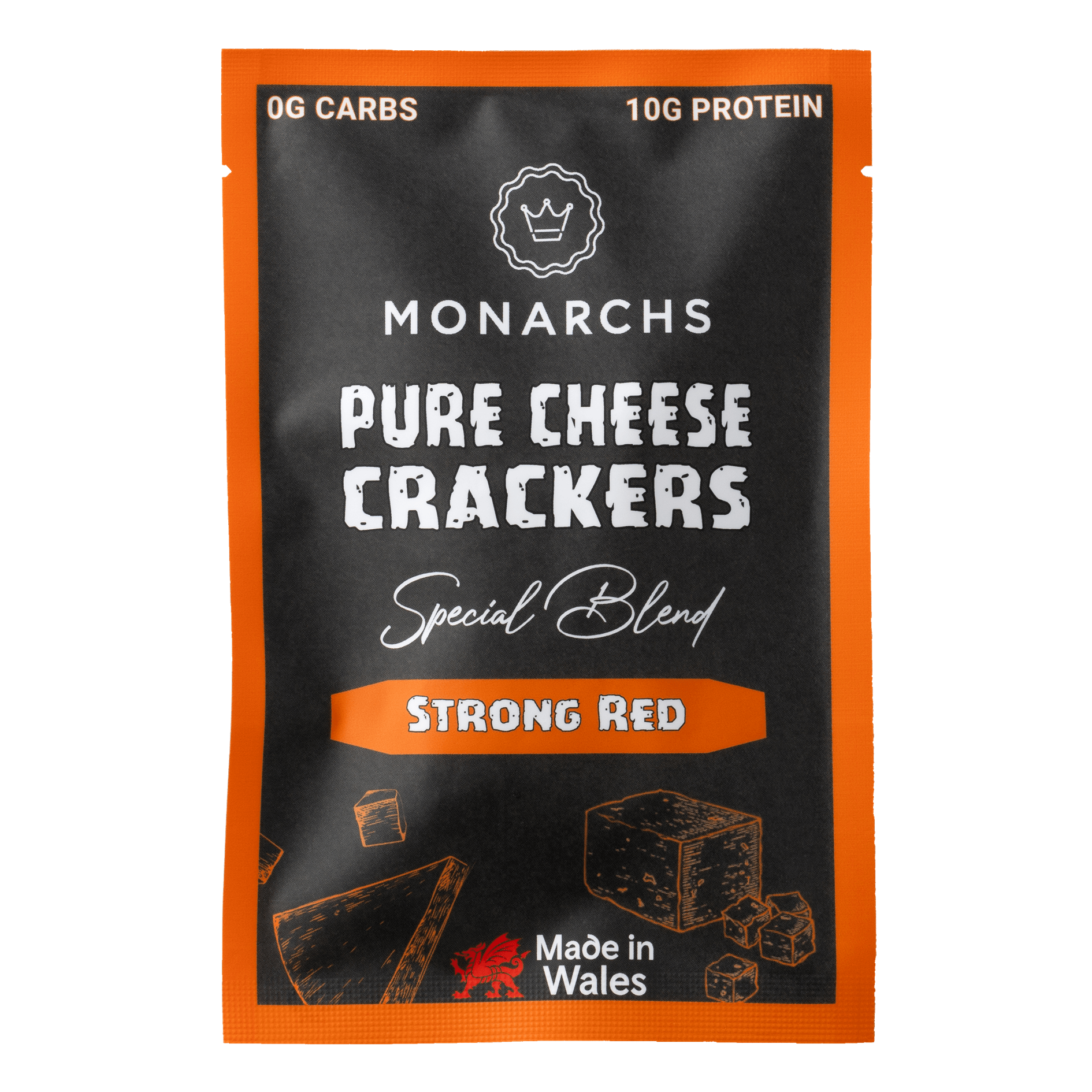 Pure Cheese Crackers - Strong Red from Monarchs | Available at Sow & Arrow