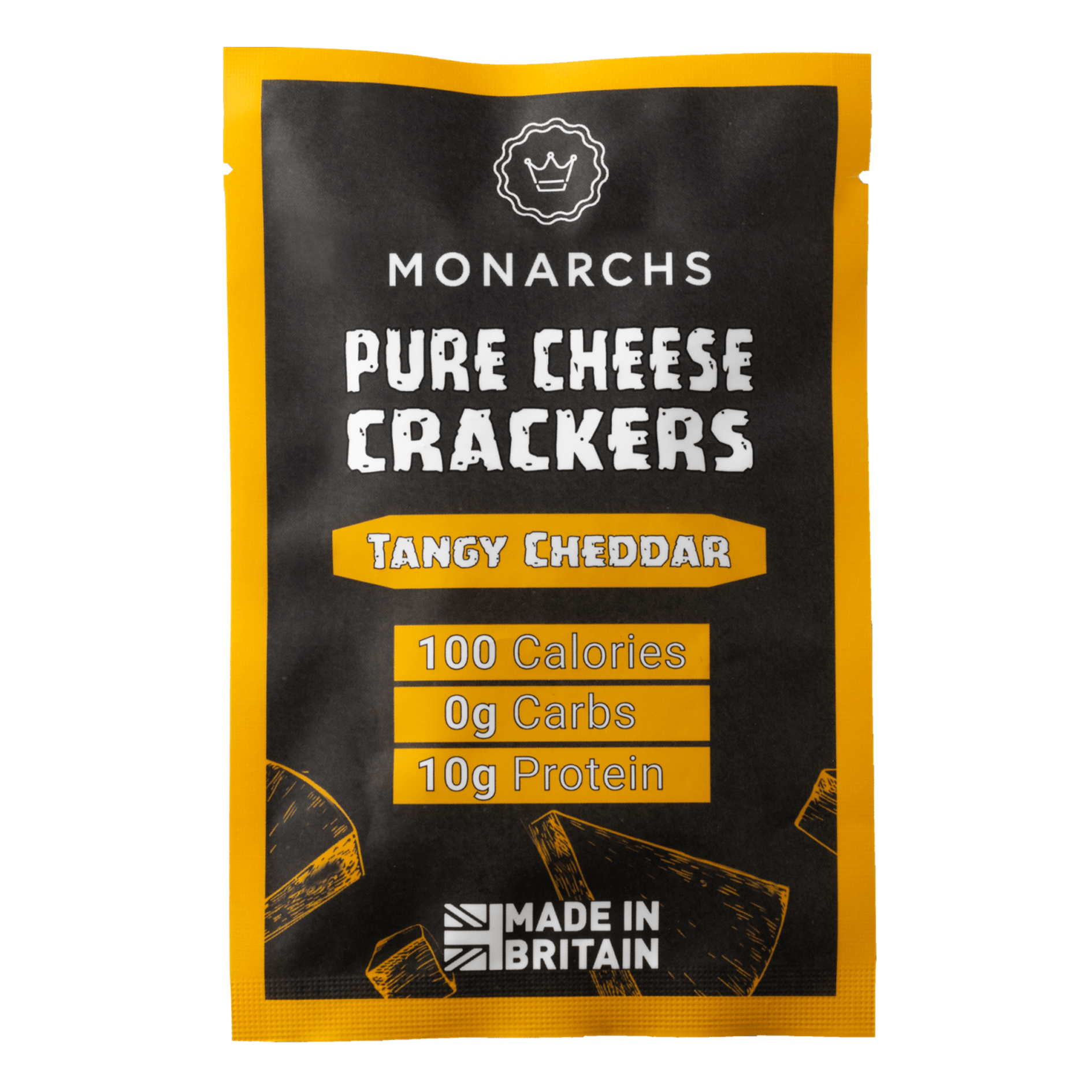 Pure Cheese Crackers - Tangy Cheddar from Monarchs | Available at Sow & Arrow