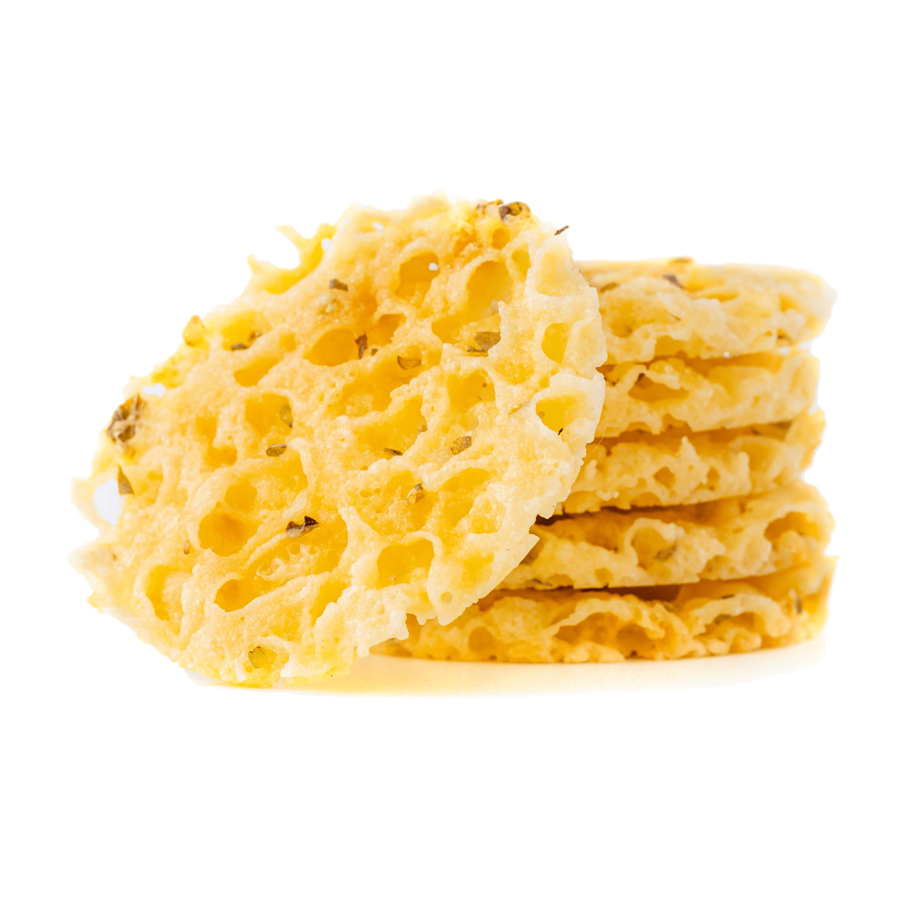 Pure Cheese Crisps - Fresh Garlic & Oregano from Monarchs | Available at Sow & Arrow