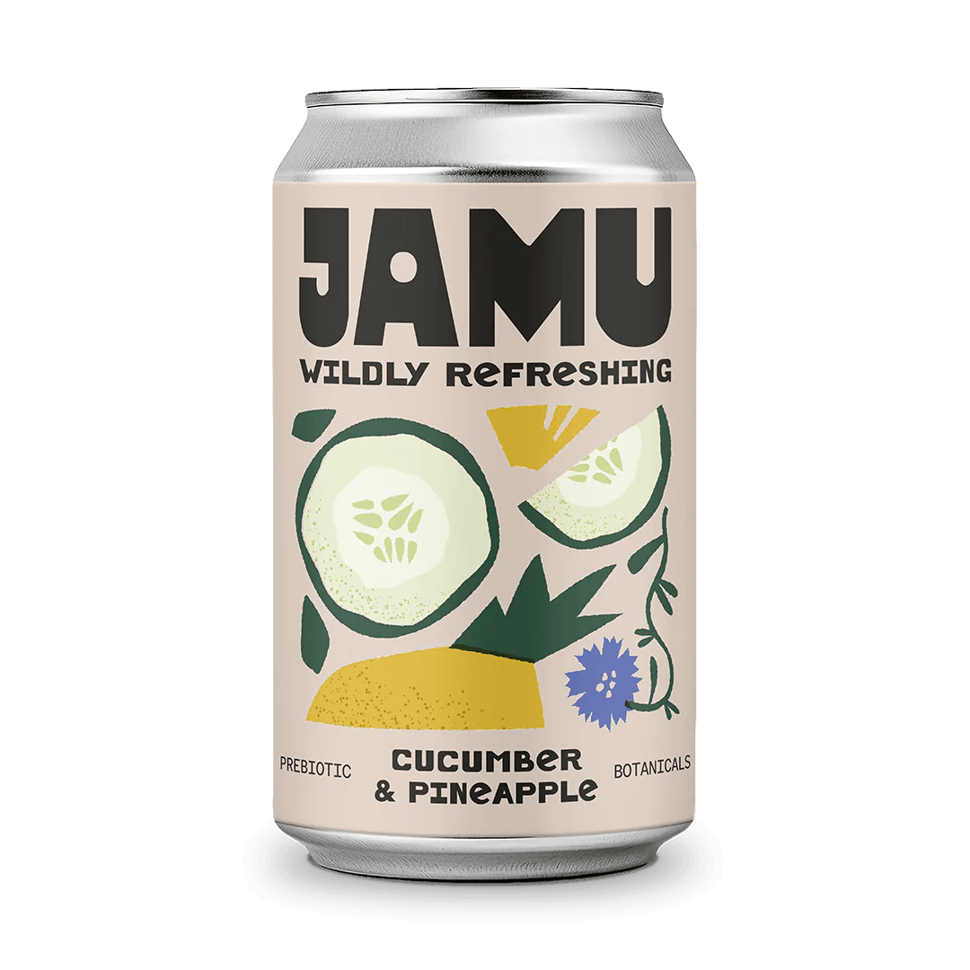 Raspberry & Hibiscus Drink - 330ml from Jamu | Available at Sow & Arrow