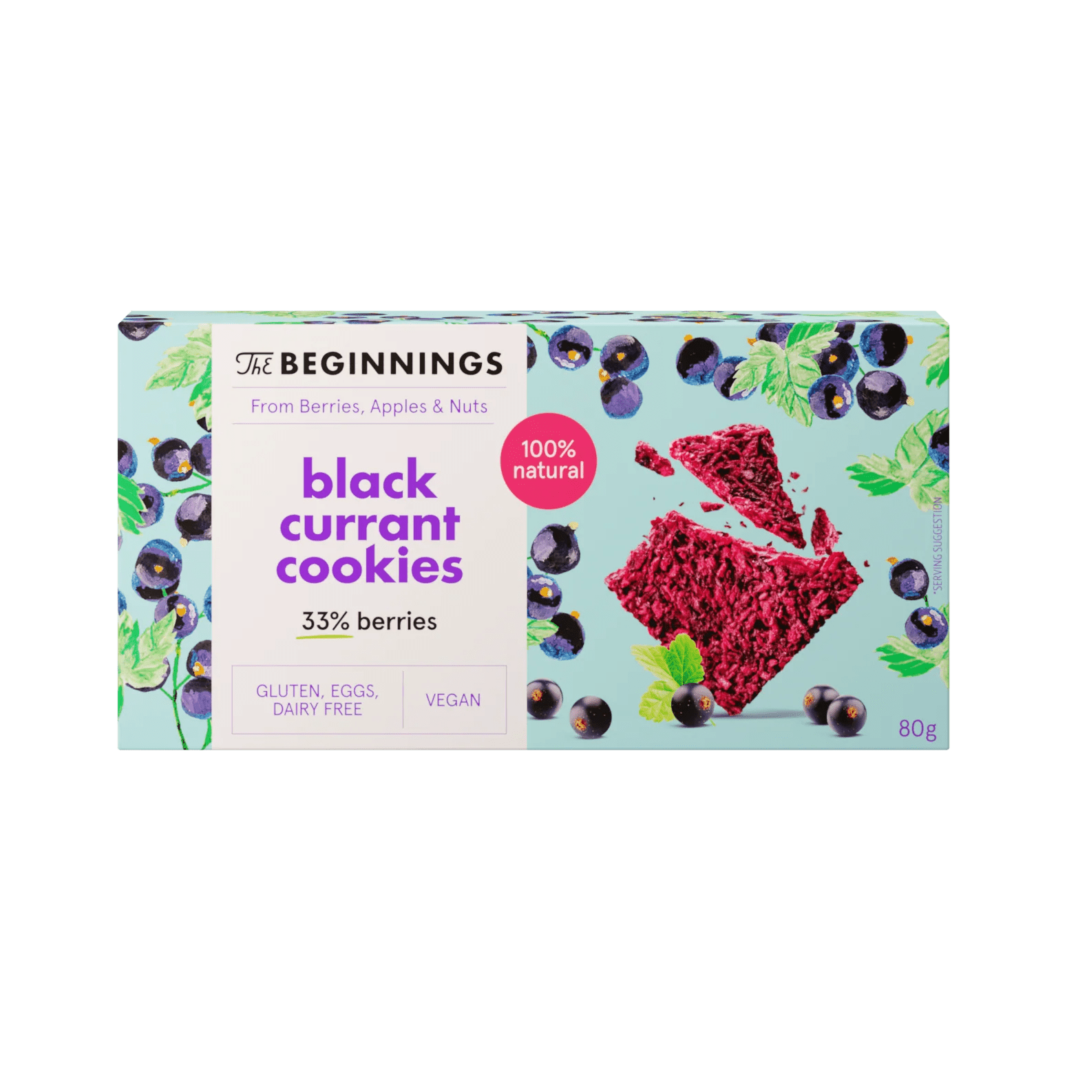 Raw Blackcurrant & Coconut Cookies from The Beginnings | Available at Sow & Arrow