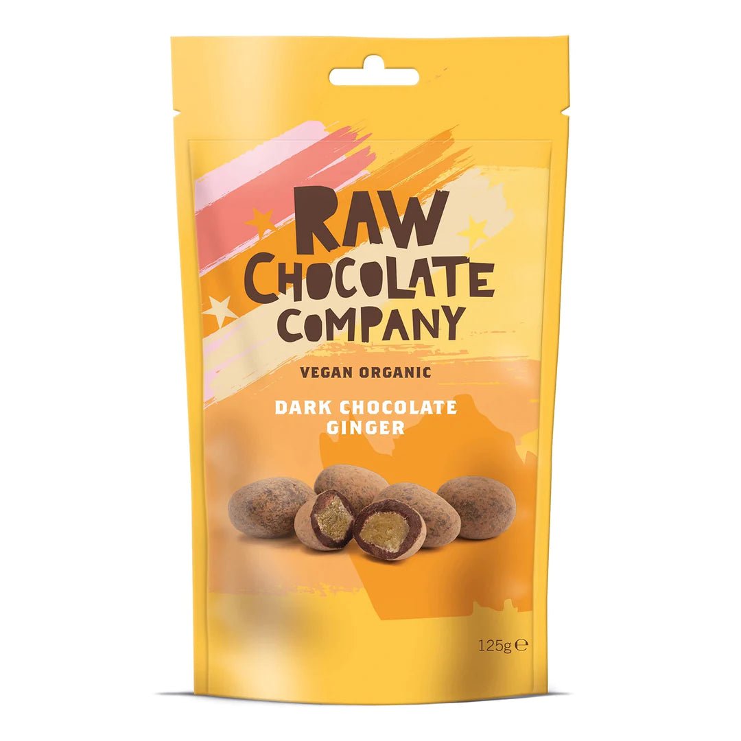 Raw Chocolate Company Organic Chocolate Ginger - 100g from The Raw Chocolate Co. | Available at Sow & Arrow