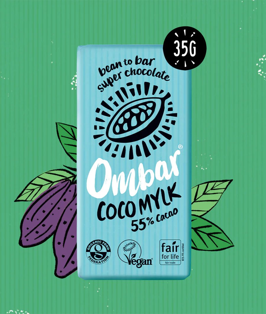 Raw Mylk Chocolate - 35g from Ombar | Available at Sow & Arrow