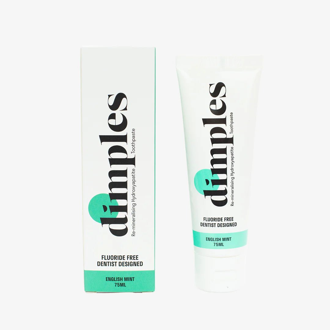 Remineralising Toothpaste - Fluoride - Free - 75ml from Dimples | Available at Sow & Arrow