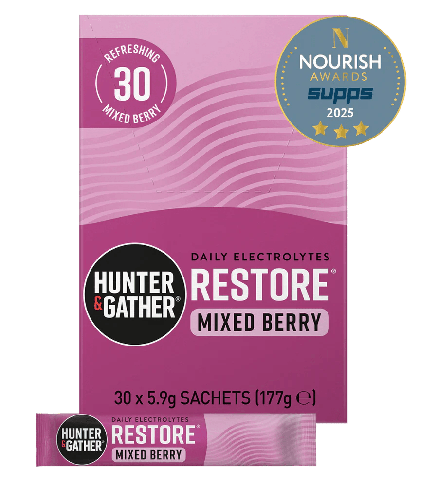 Restore® All Natural Daily Electrolytes - Mixed Berry from Hunter & Gather | Available at Sow & Arrow