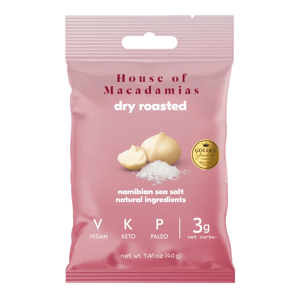 Roasted Macadamia Nuts with Namibian Sea Salt - 40g from House of Macadamia | Available at Sow & Arrow