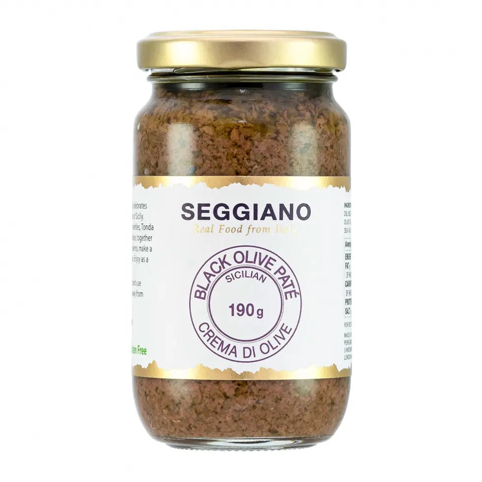 Sicilian Black Olive Patè - 190g from Seggiano | Available at Sow & Arrow