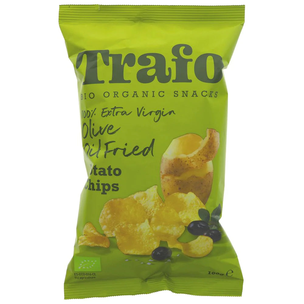 Organic Potato Crisps Cooked in Olive Oil - 100g