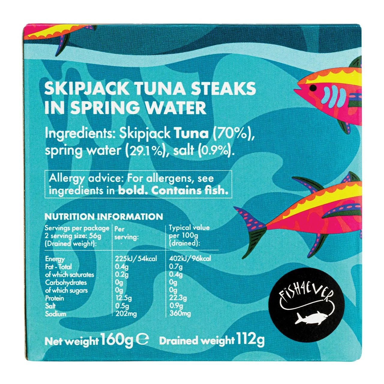 Tuna Steaks in Spring Water from Fish4Ever | Available at Sow & Arrow