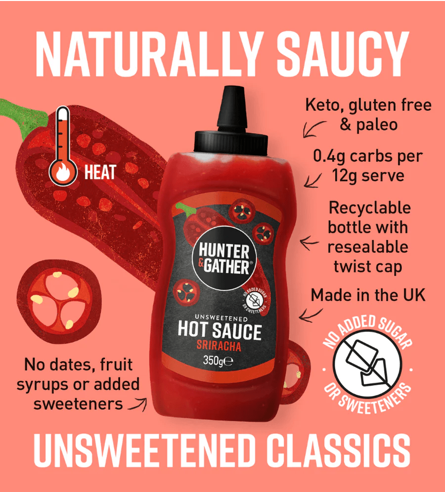 Unsweetened Sirarcha Hot Sauce - 350g from Hunter & Gather | Available at Sow & Arrow